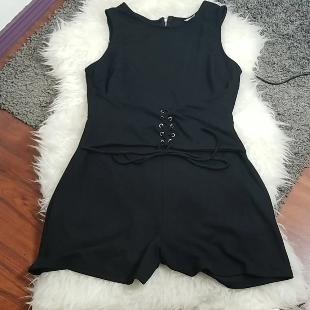 COPY - Black romper plus size bubblebee - Picture 7 of 8